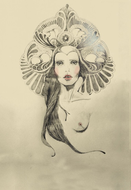 Bloom One: Pencil Drawing: Natalia Jhete 2012 Bloom One: Pencil Drawing: Natalia Jhete 2012