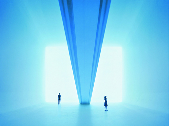 Bridget Bardo is one of Turrell's Ganzfeld pieces and reflects his larger ongoing project at the Roden crater Bridget Bardo is one of Turrell's Ganzfeld pieces and reflects his larger ongoing project at the Roden crater